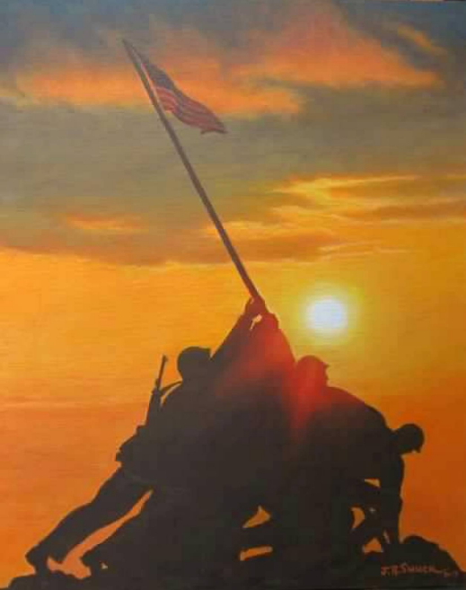 Raising the Flag on Iwo Jima