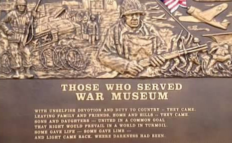 Exhibits inside the Veterans Museum